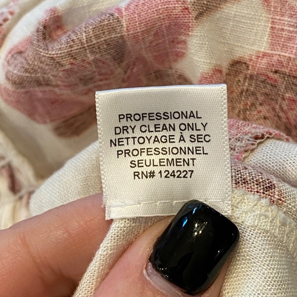 Misa Los Angeles Oona strapless floral midi Dress Abstract Peony 33940 - Picture 13 of 14